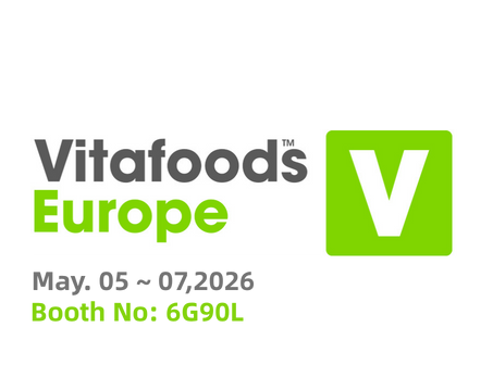 Vitafoods Barcelona, Spain Booth No. 6G90L